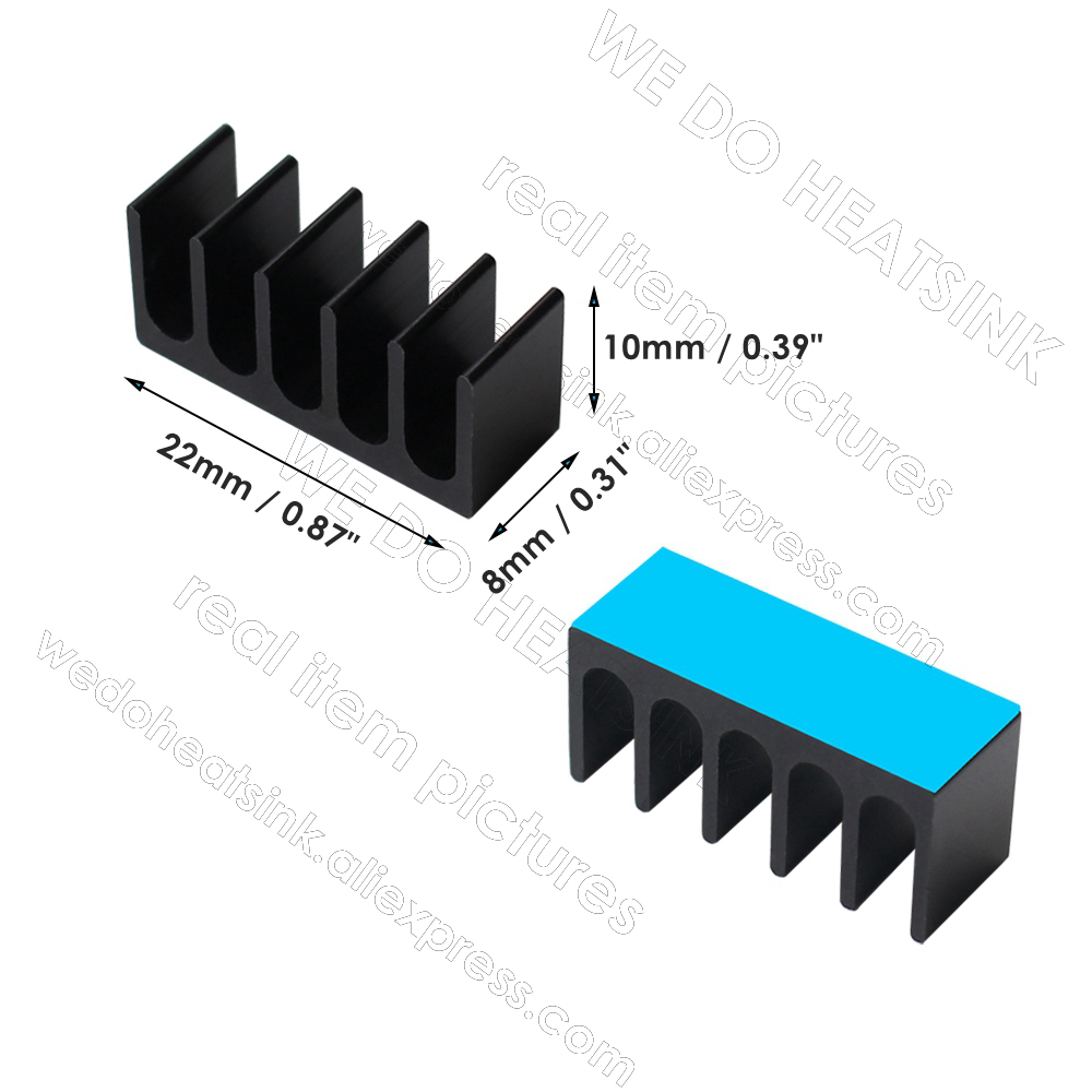 WE DO HEATSINK 8x22x10mm Alumi - Raspberry Pi Water Cooling Kit 评论和价格