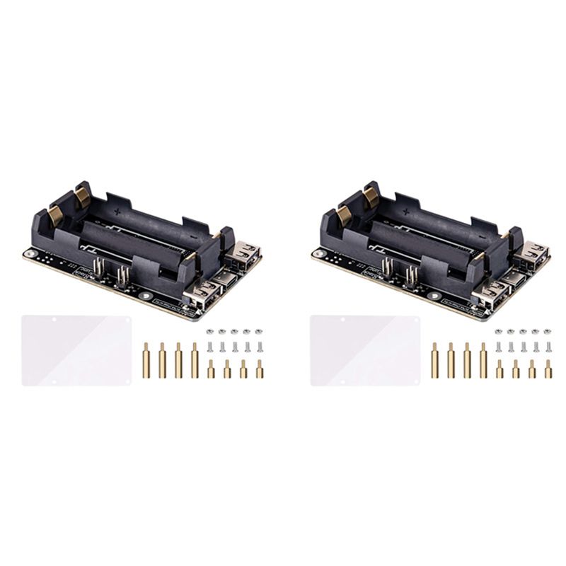 AA08-2X For Raspberry Pi 4 UPS - Raspberry Pi Uninterrupted Power Supply Ups 18650 评论和价格