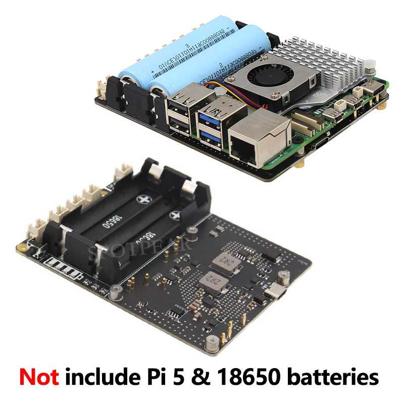 Raspberry Pi 5 18650 UPS Board - Raspberry Pi Uninterrupted Power Supply Ups 18650 评论和价格