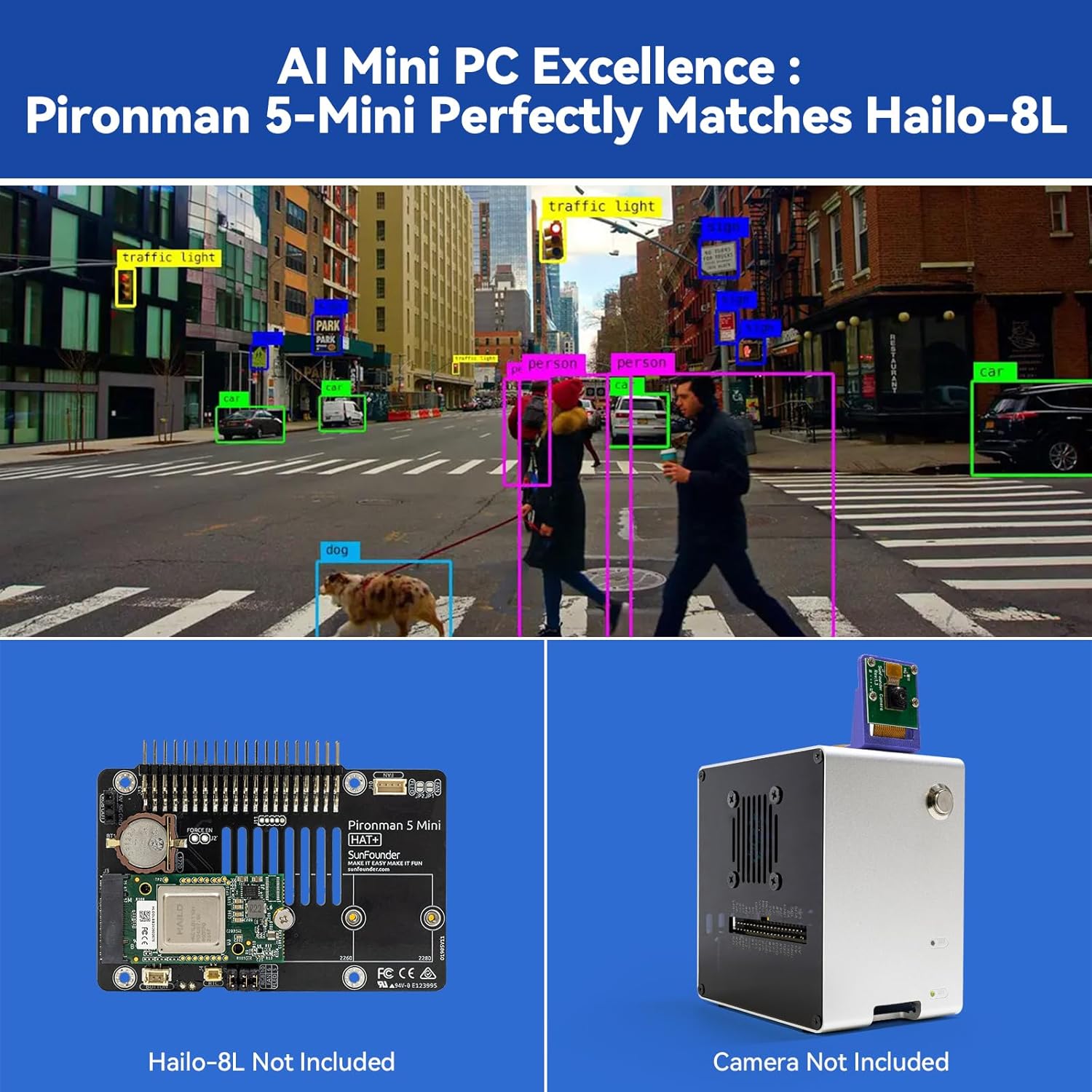 Pironman 5-Mini NVMe M.2 SSD P - Raspberry Pi Ai Kit Hailo-8L 评论和价格