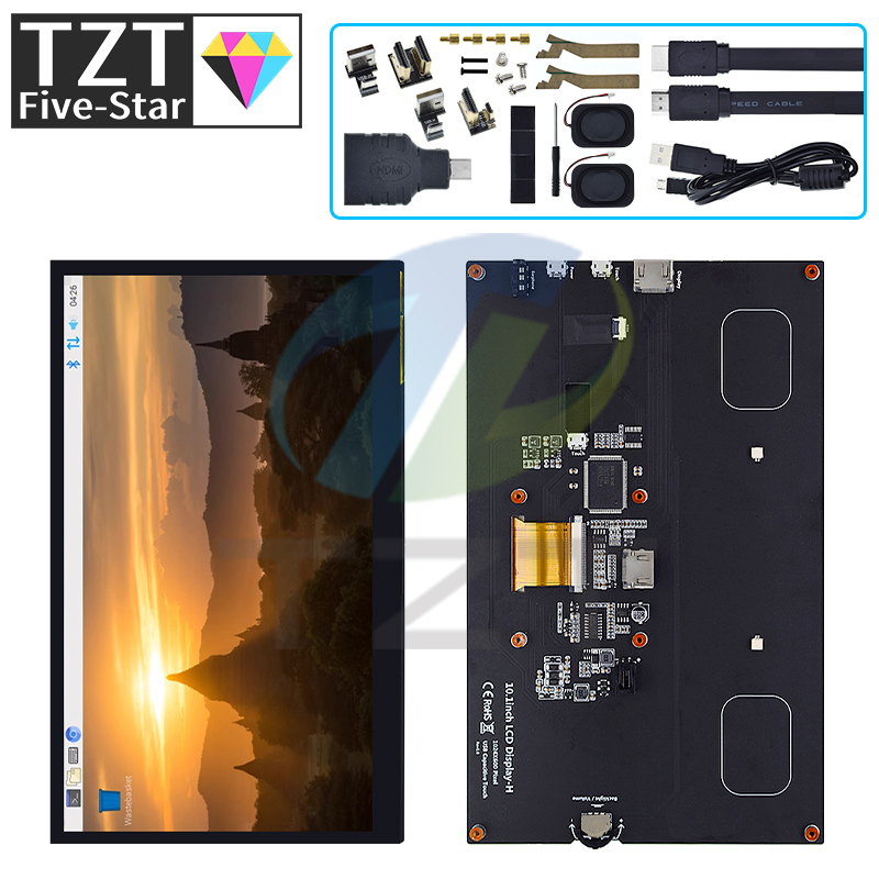 TZT 10.1 Inch HDMI-compatible  - Raspberry Pi 10.1 Inch Capacitive Touch Screen Ips 评论和价格