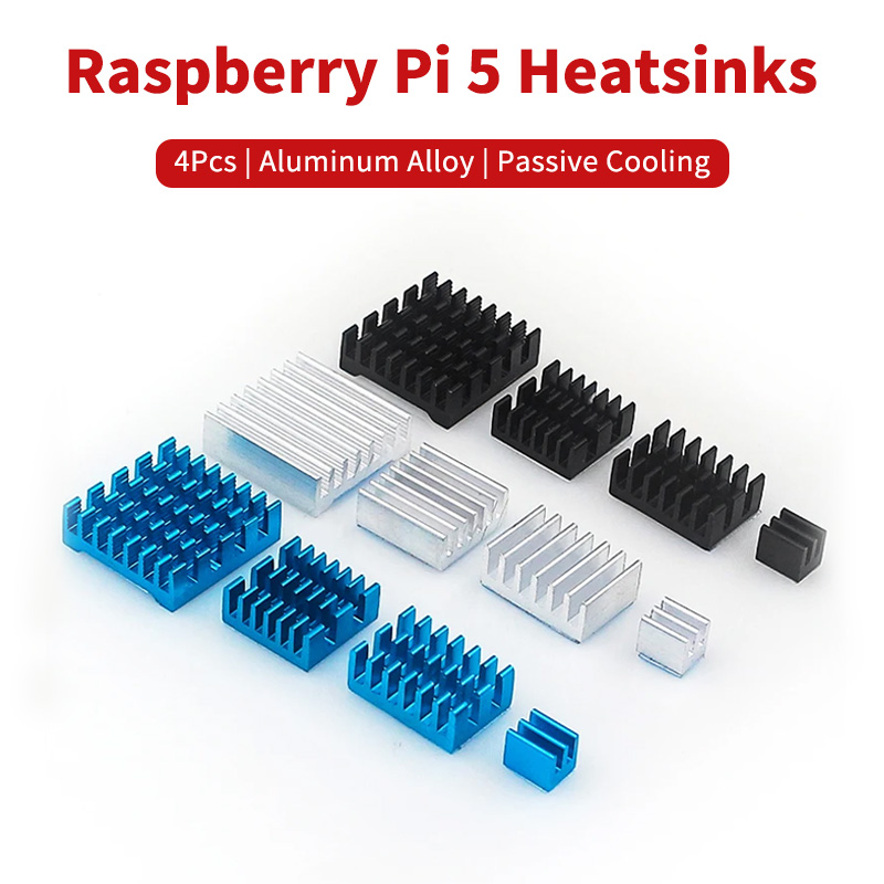 4Pcs Raspberry Pi 5 Heatsinks  - Raspberry Pi Water Cooling Kit 评论和价格
