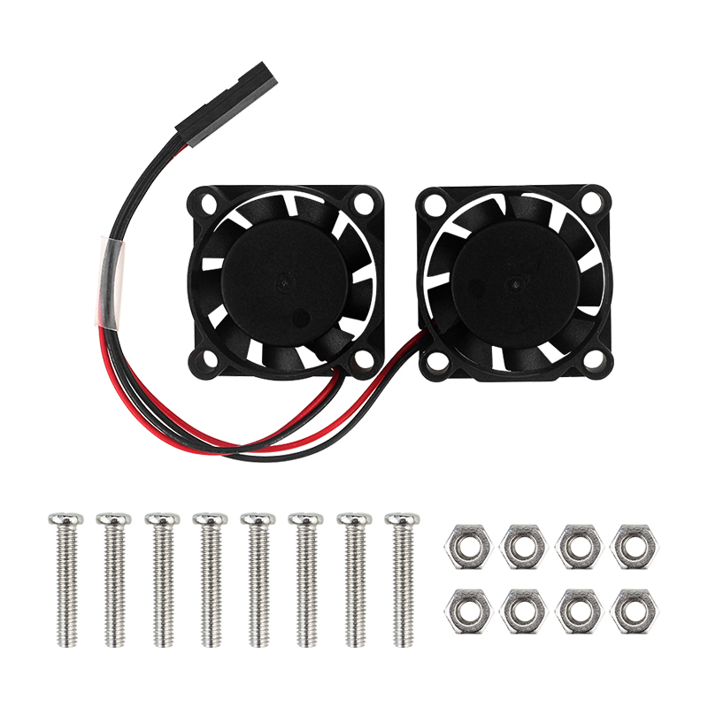 Dual Radiator Fan for Raspberr - Raspberry Pi Water Cooling Kit 评论和价格