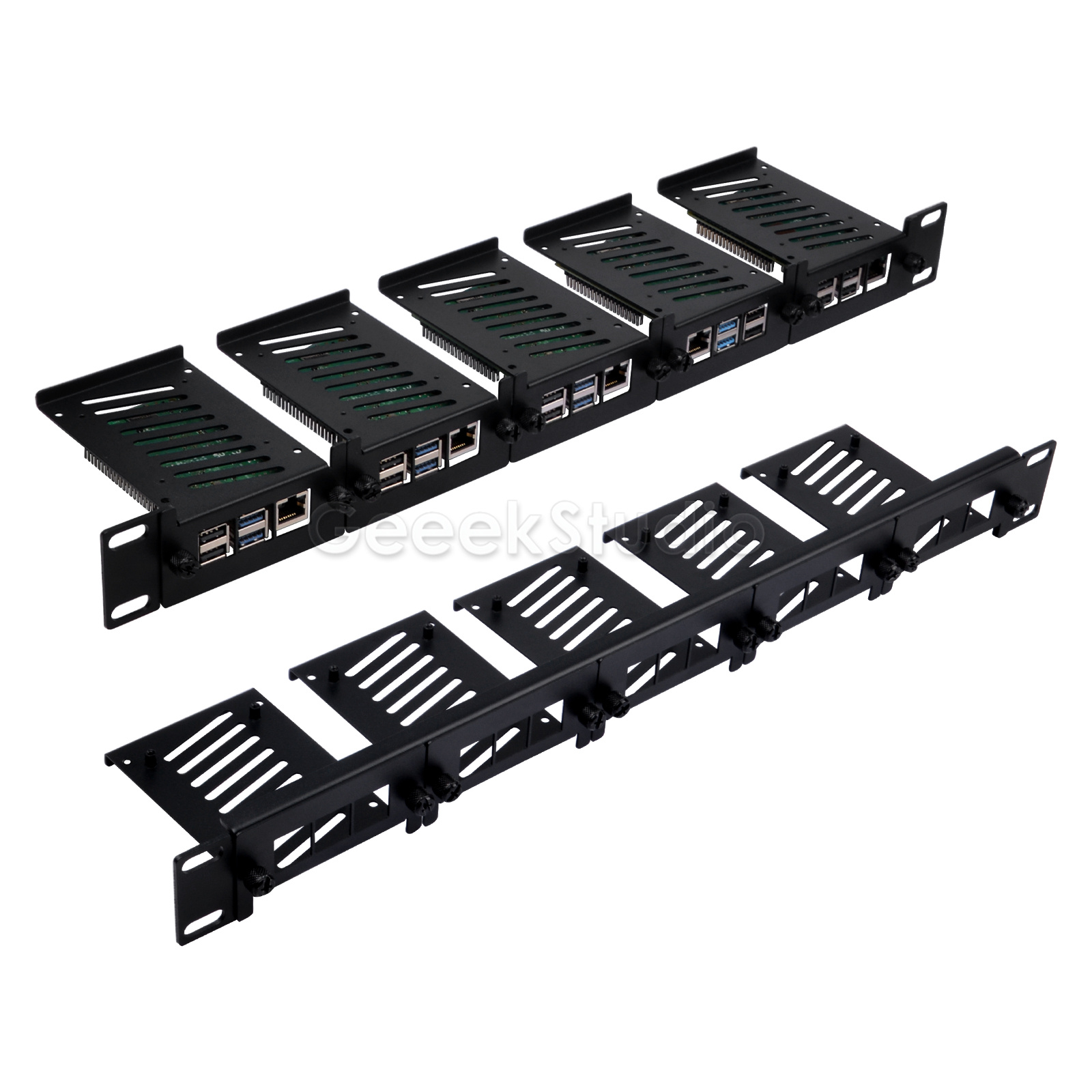 1U Rack Mount for Raspberry Pi - Raspberry Pi Rackmount 1U 19 Inch 评论和价格