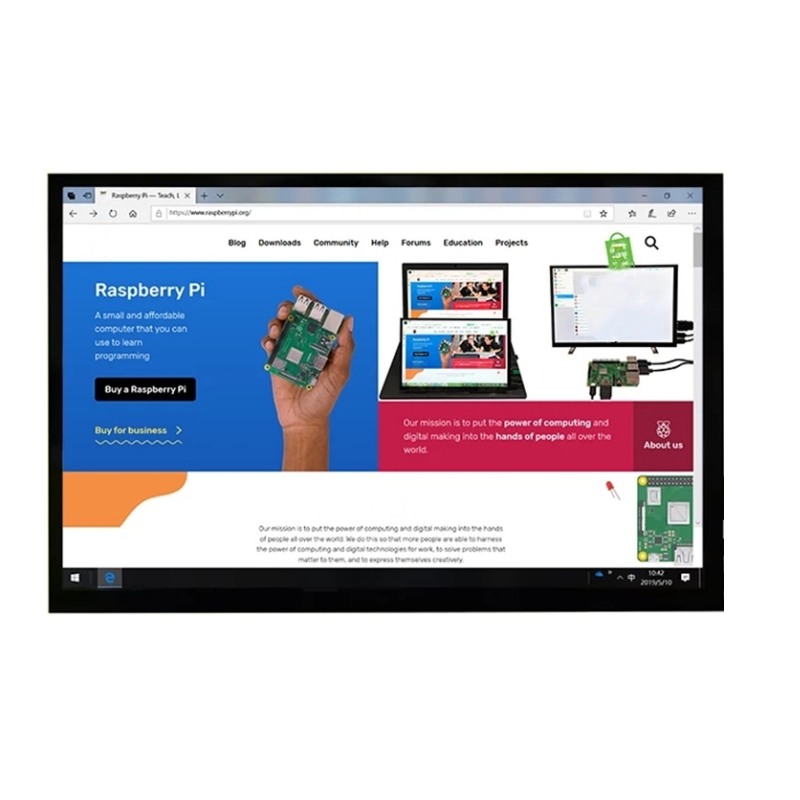 New 10.1 inch 1280x800 IPS LCD - Raspberry Pi 10.1 Inch Capacitive Touch Screen Ips 评论和价格