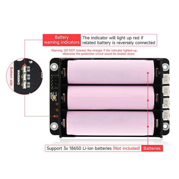 Raspberry Pi 5 UPS HAT Support - Raspberry Pi Uninterrupted Power Supply Ups 18650 评论和价格
