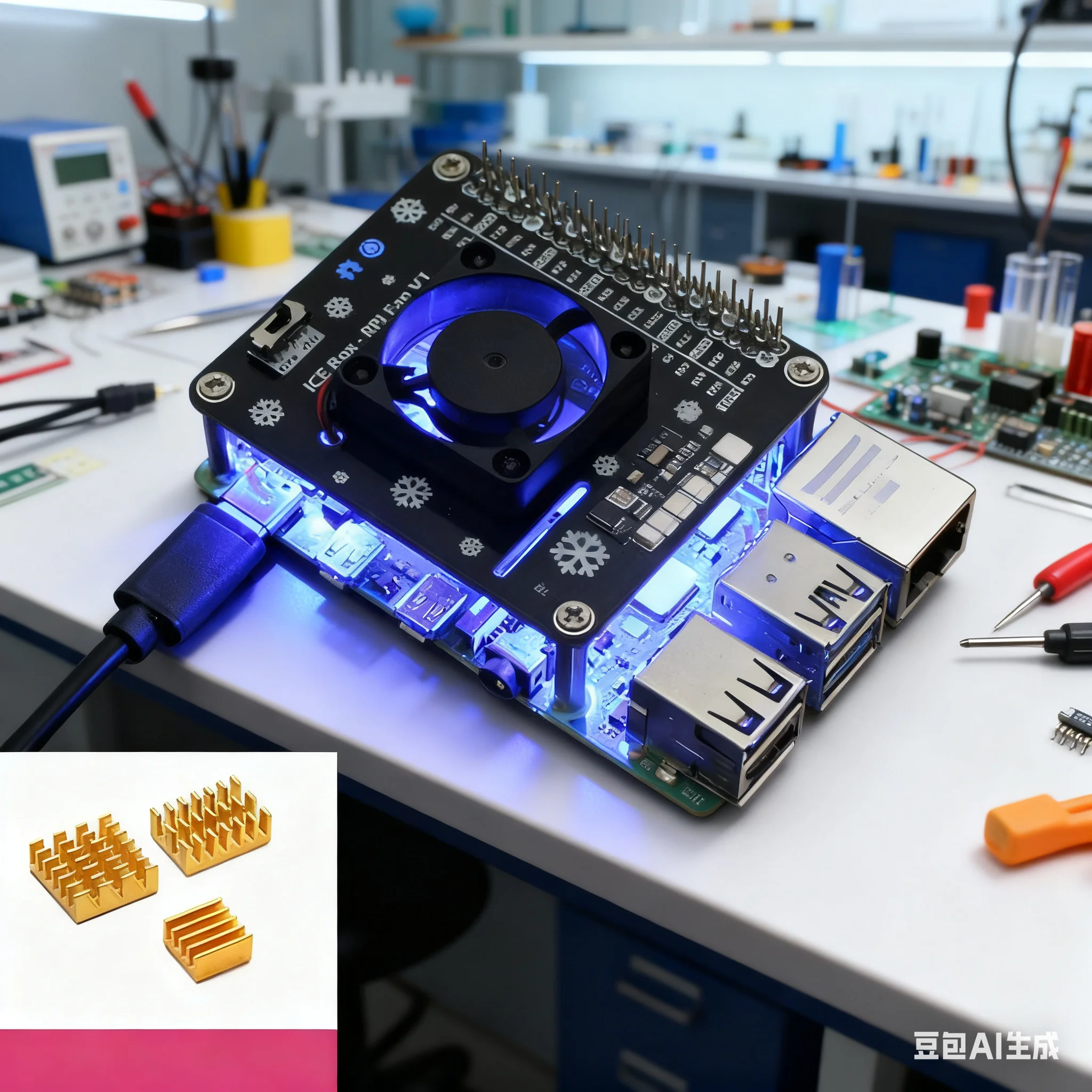 Active Cooling HAT For Raspber - Raspberry Pi Water Cooling Kit 评论和价格